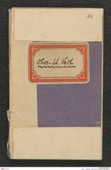 Seite 1, Tagebuch "Ober-St.Veit" (NHMW-PRAE-BBB-31)